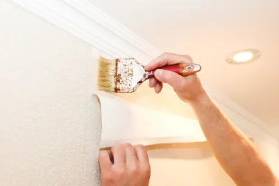 Pose de papier peint à Saint-Denis-Catus — revêtements muraux et toiles de verre
